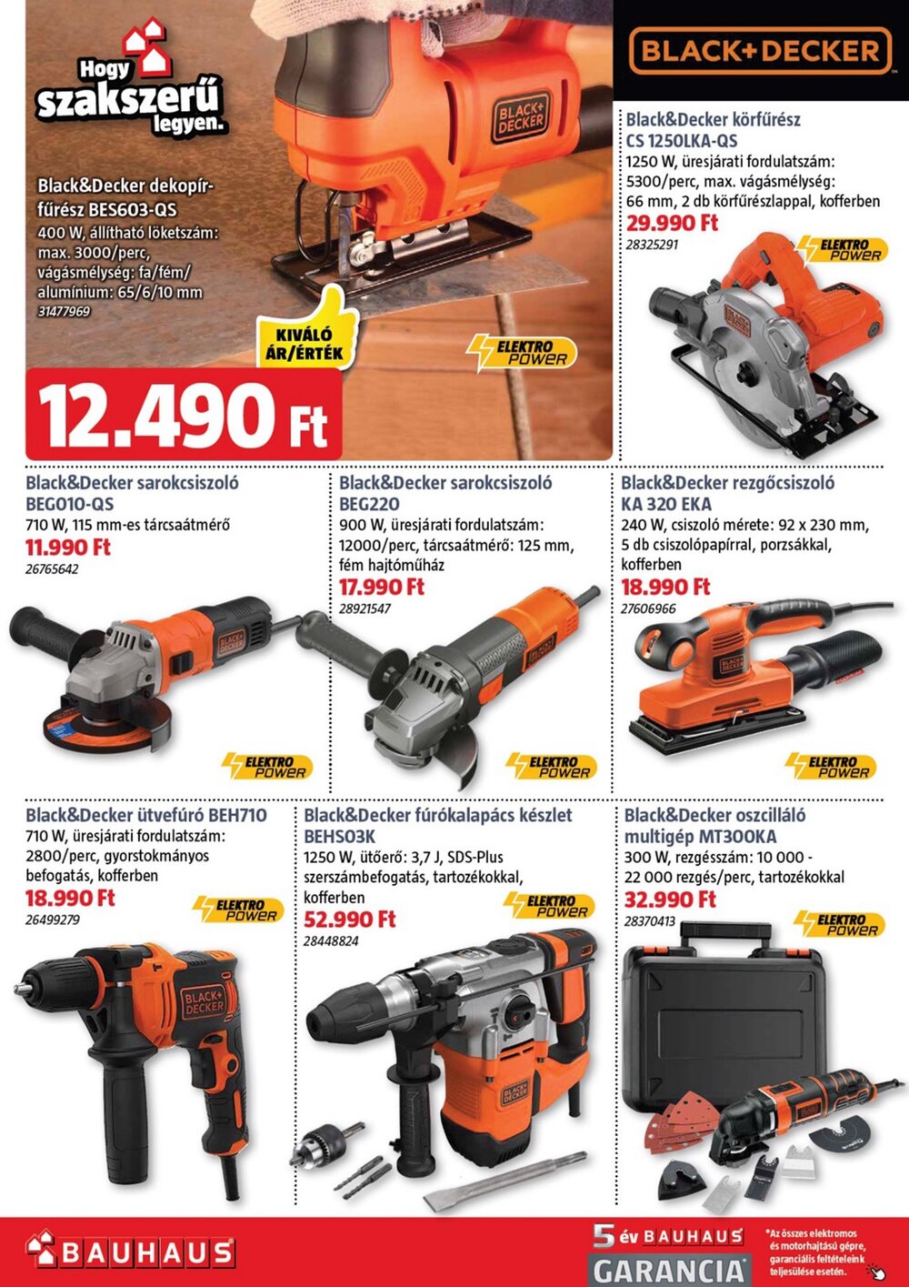 Bauhaus akciós újság 2025.12.04-től - 30. oldal.