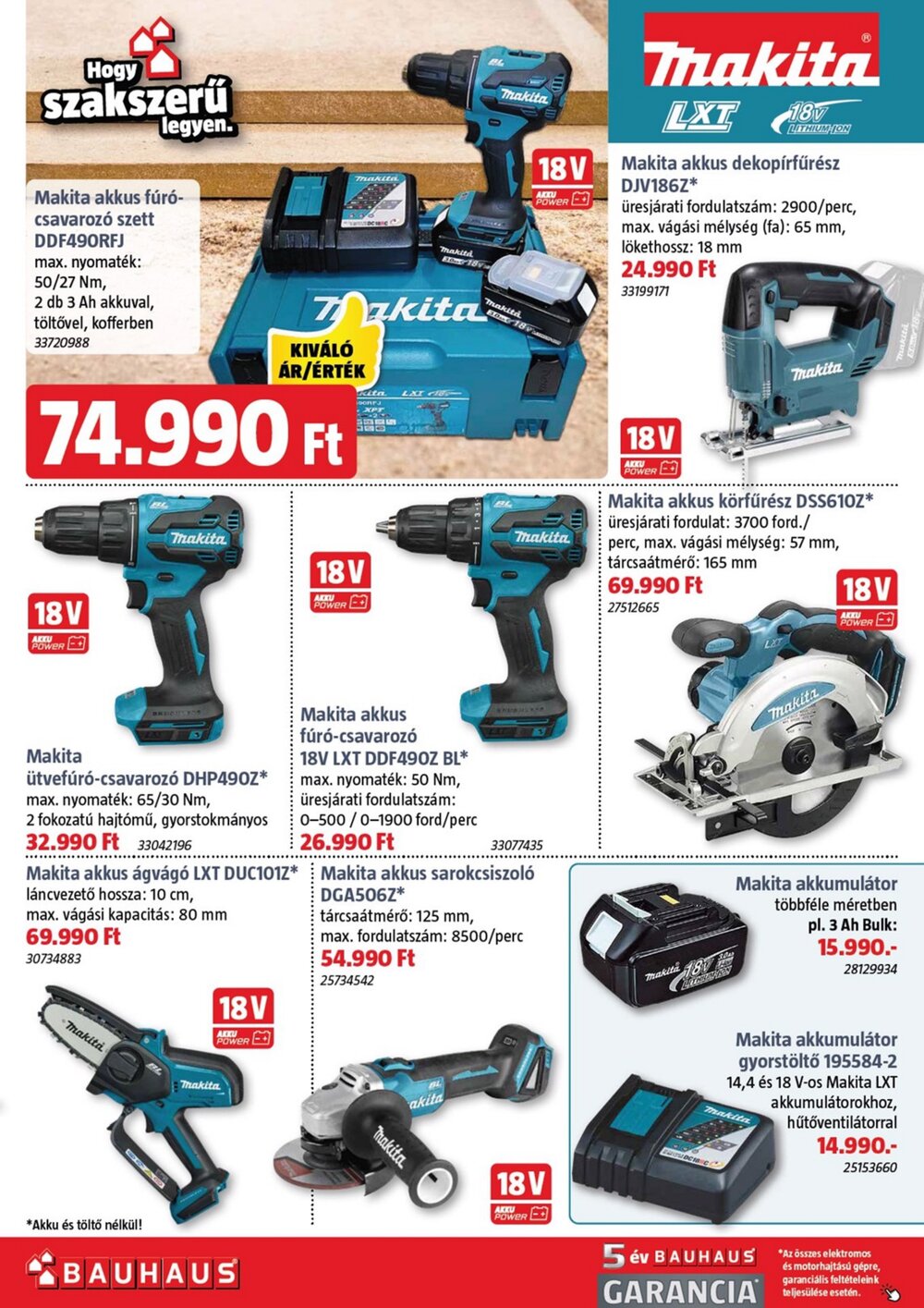 Bauhaus akciós újság 2025.12.04-től - 31. oldal.