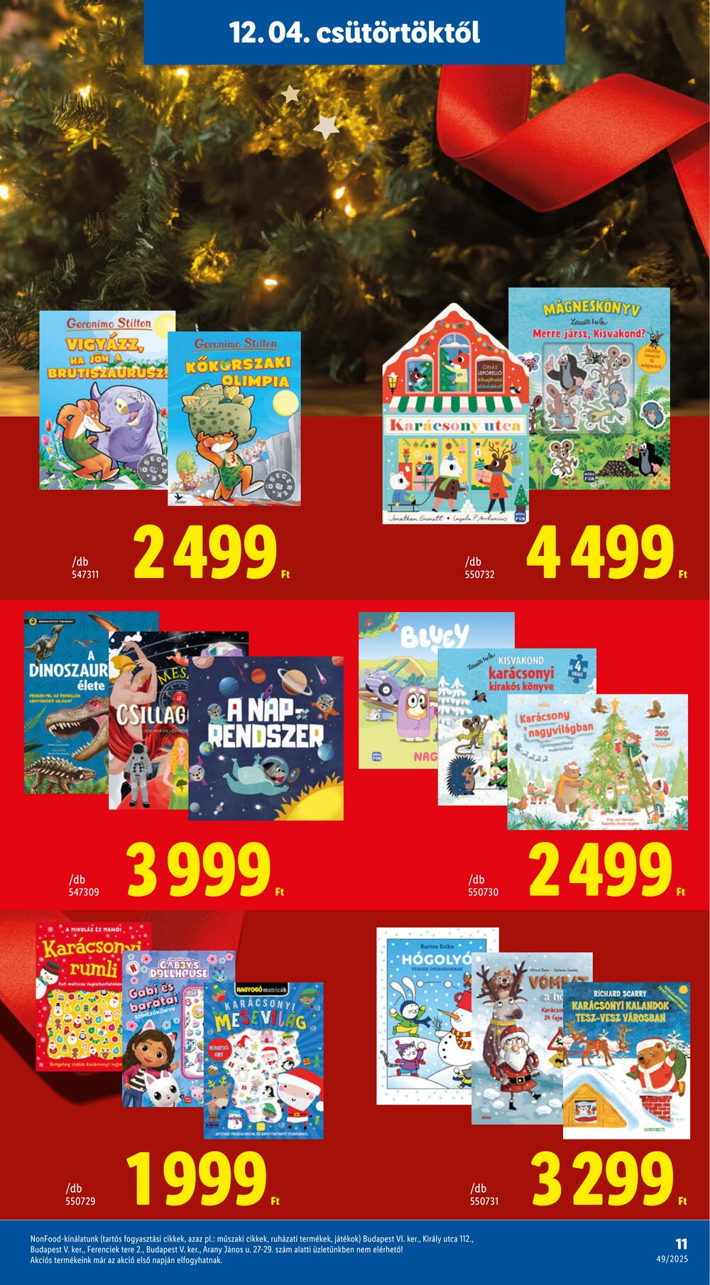 Lidl akciós újság 2025.12.04-től - 11. oldal.