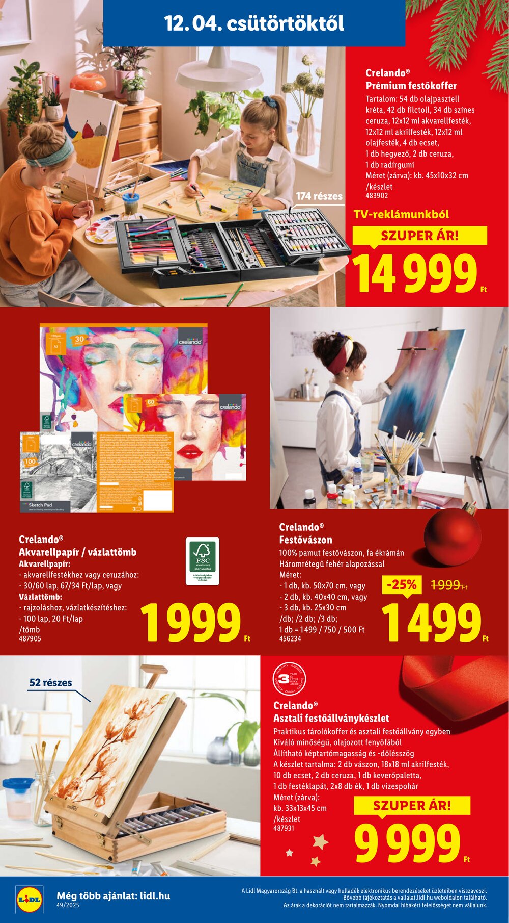 Lidl akciós újság 2025.12.04-től - 12. oldal.