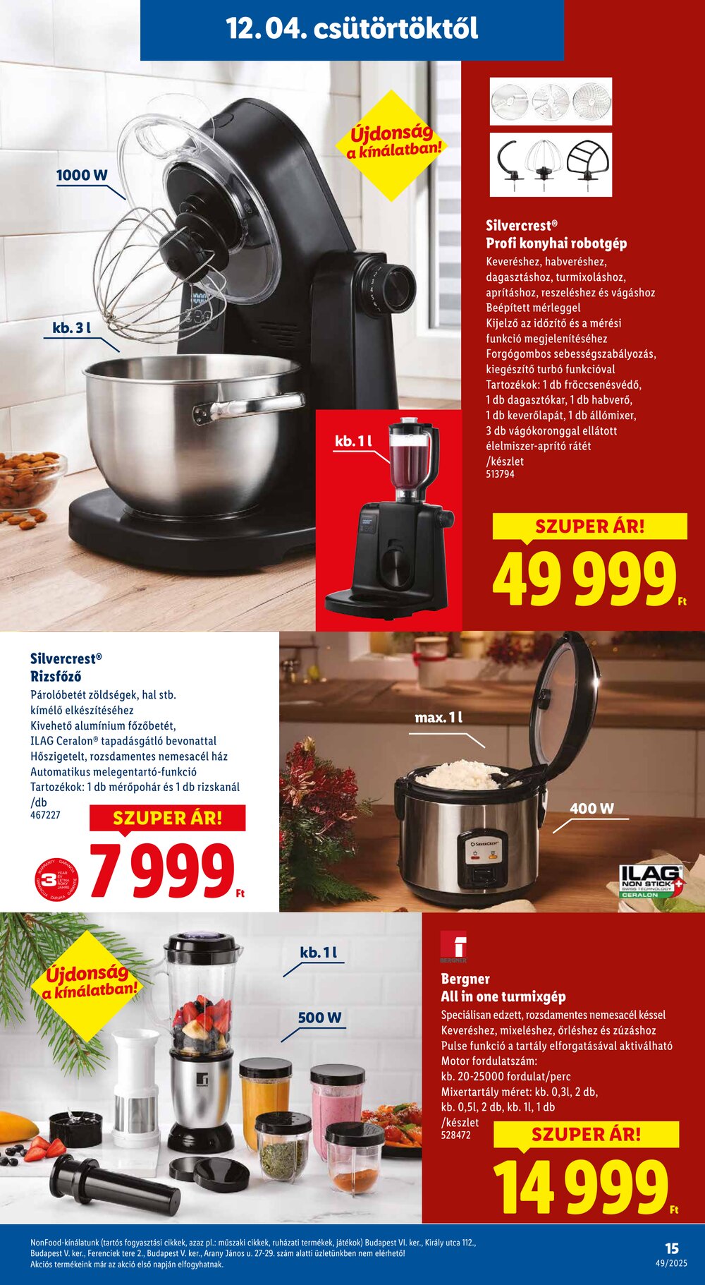 Lidl akciós újság 2025.12.04-től - 15. oldal.