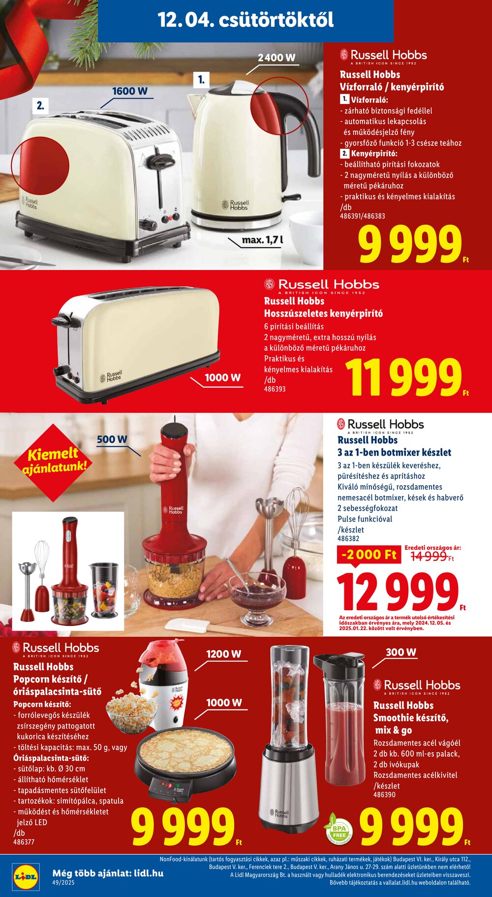 Lidl akciós újság 2025.12.04-től - 16. oldal.