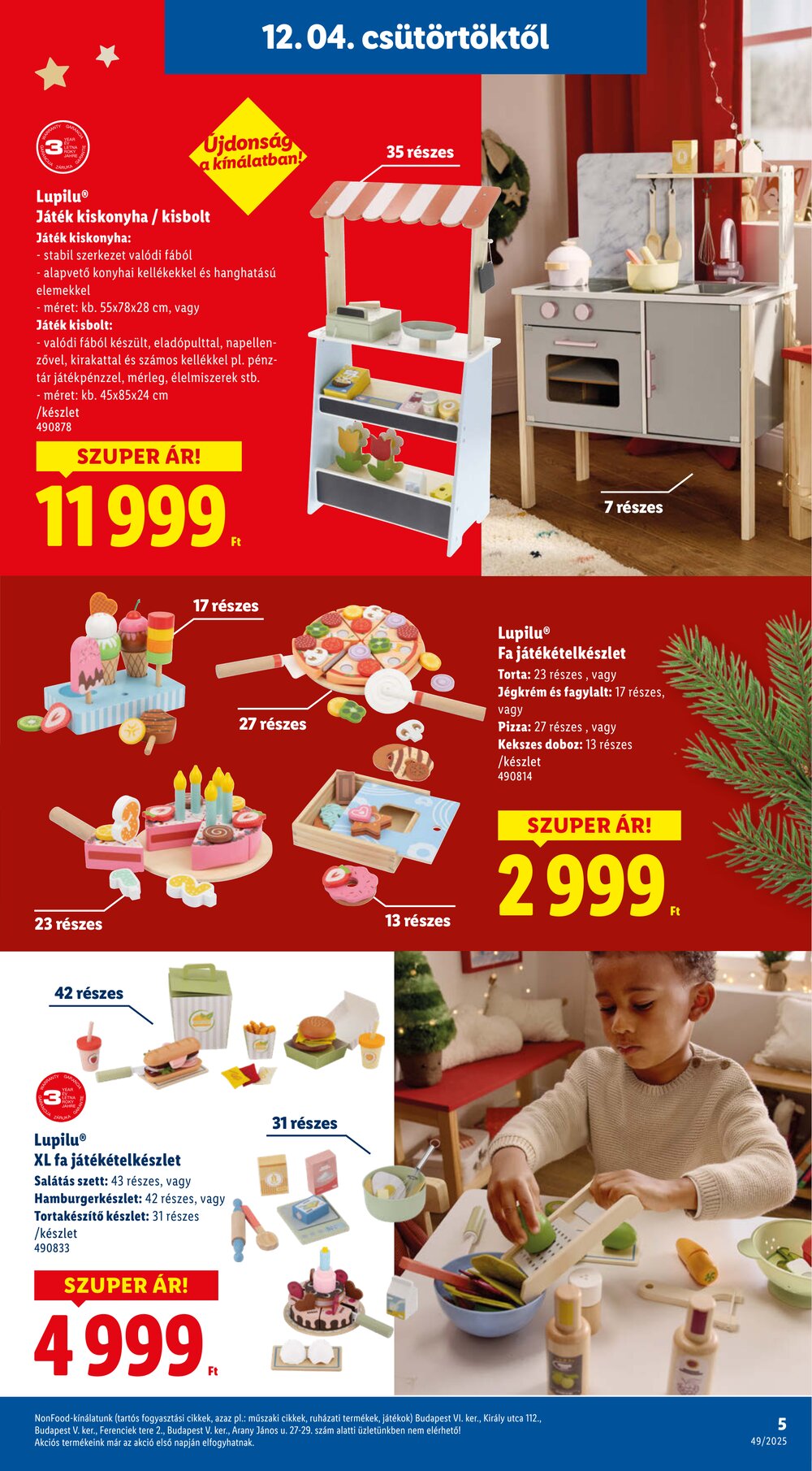 Lidl akciós újság 2025.12.04-től - 5. oldal.