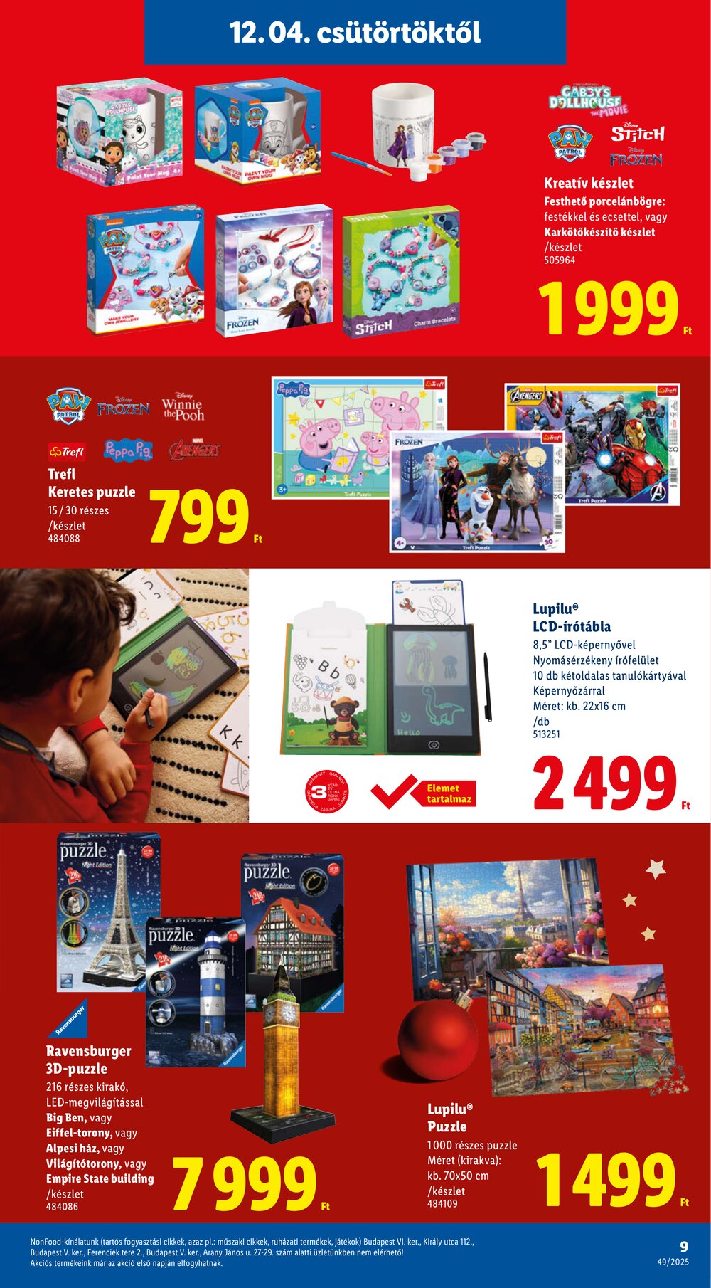 Lidl akciós újság 2025.12.04-től - 9. oldal.