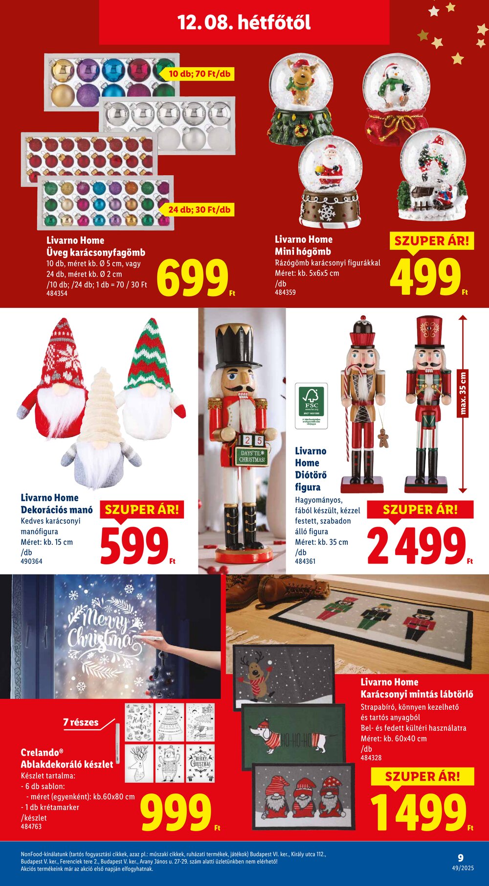 Lidl akciós újság 2025.12.06-tól - 9. oldal.