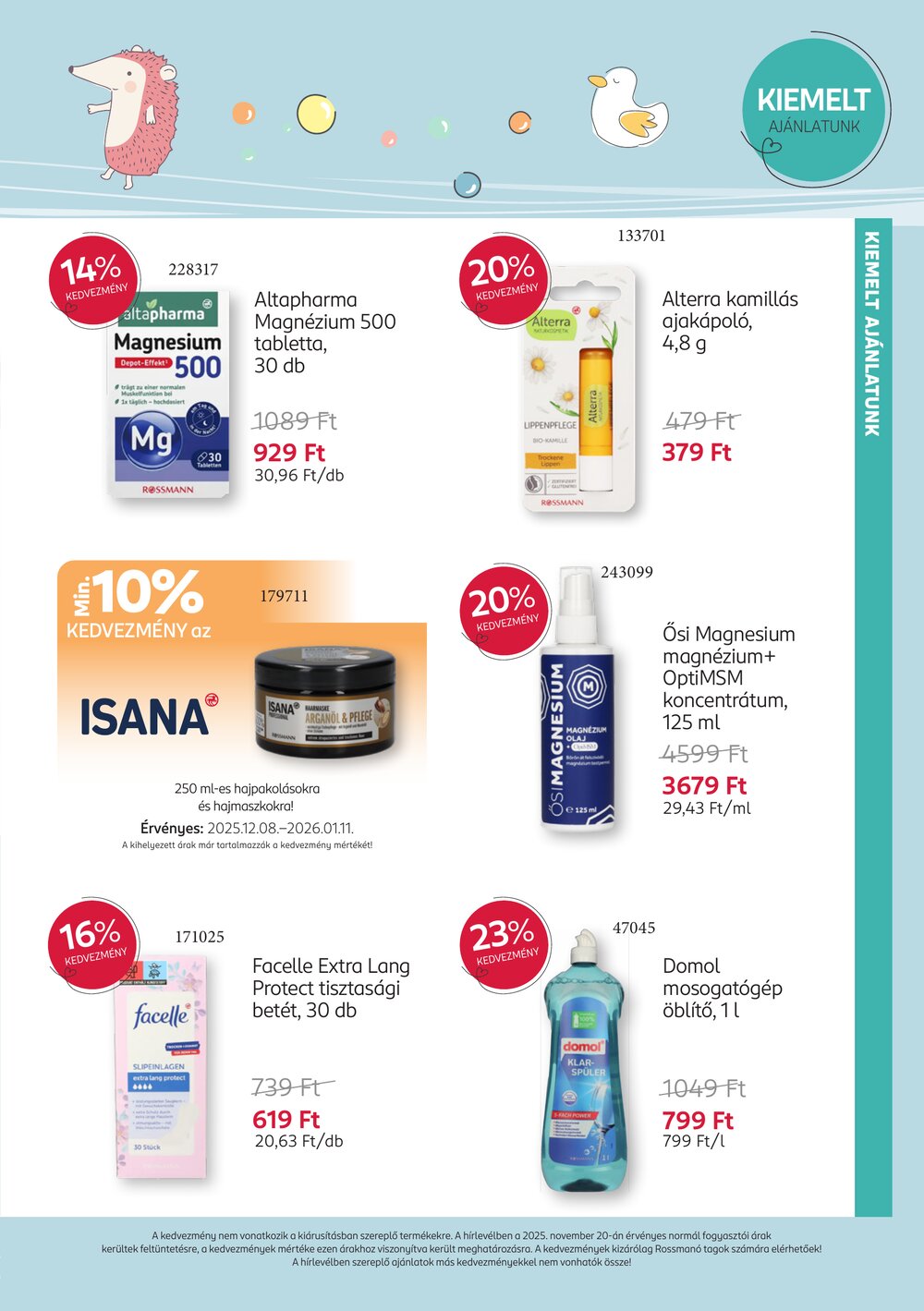 Rossmann akciós újság 2025.12.08-tól - 3. oldal.