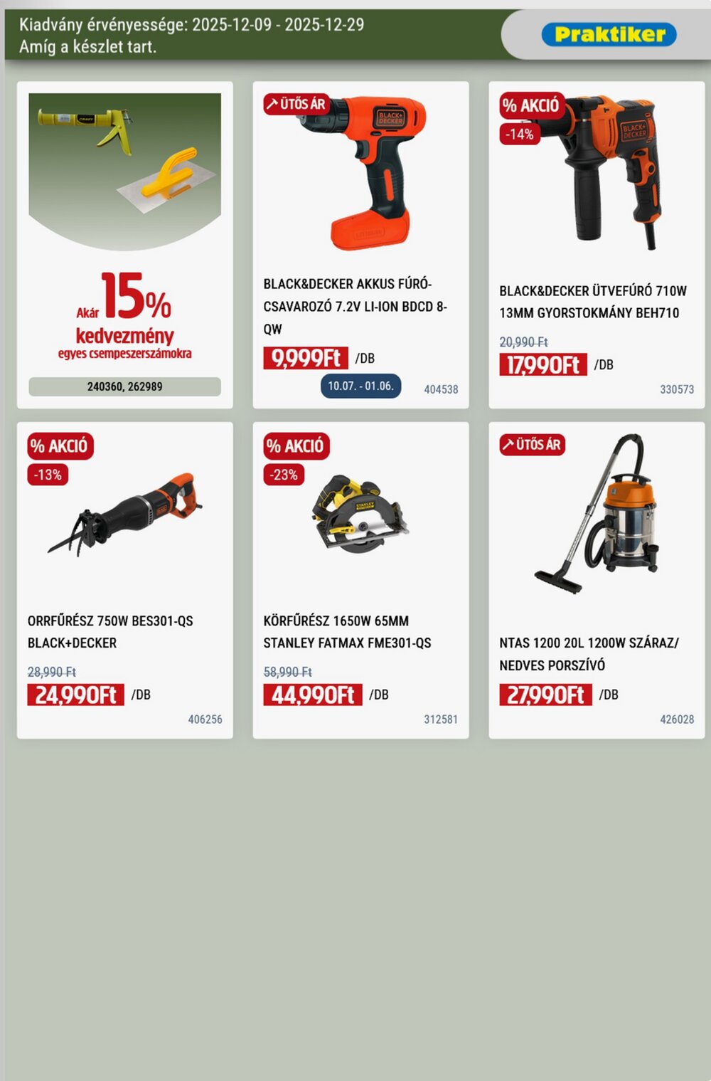 Praktiker akciós újság 2025.12.09-től - 17. oldal.