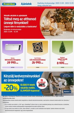 Praktiker akciós újság 2025.12.09-től
