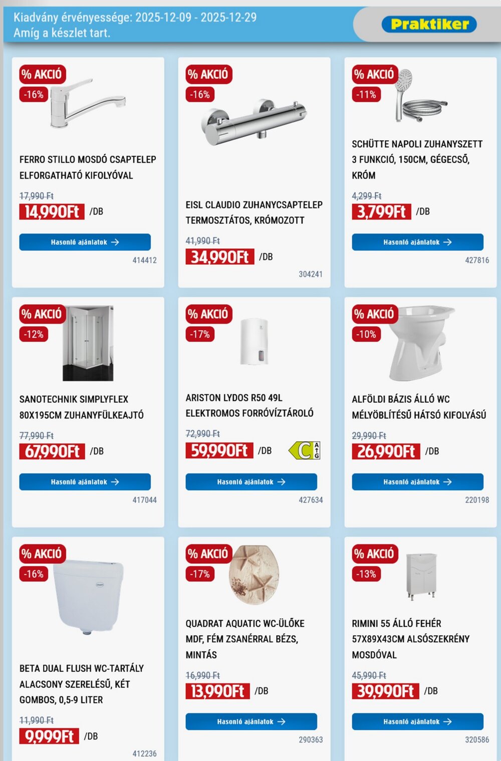 Praktiker akciós újság 2025.12.09-től - 9. oldal.
