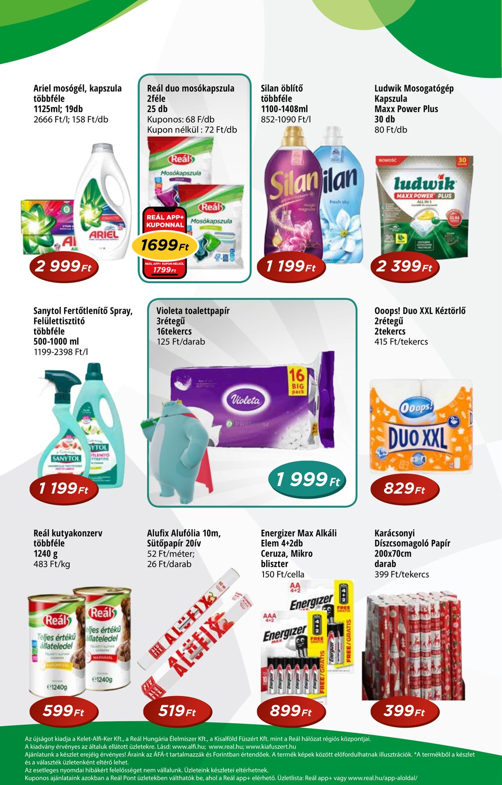 Reál akciós újság 2025.12.10-től - 8. oldal.