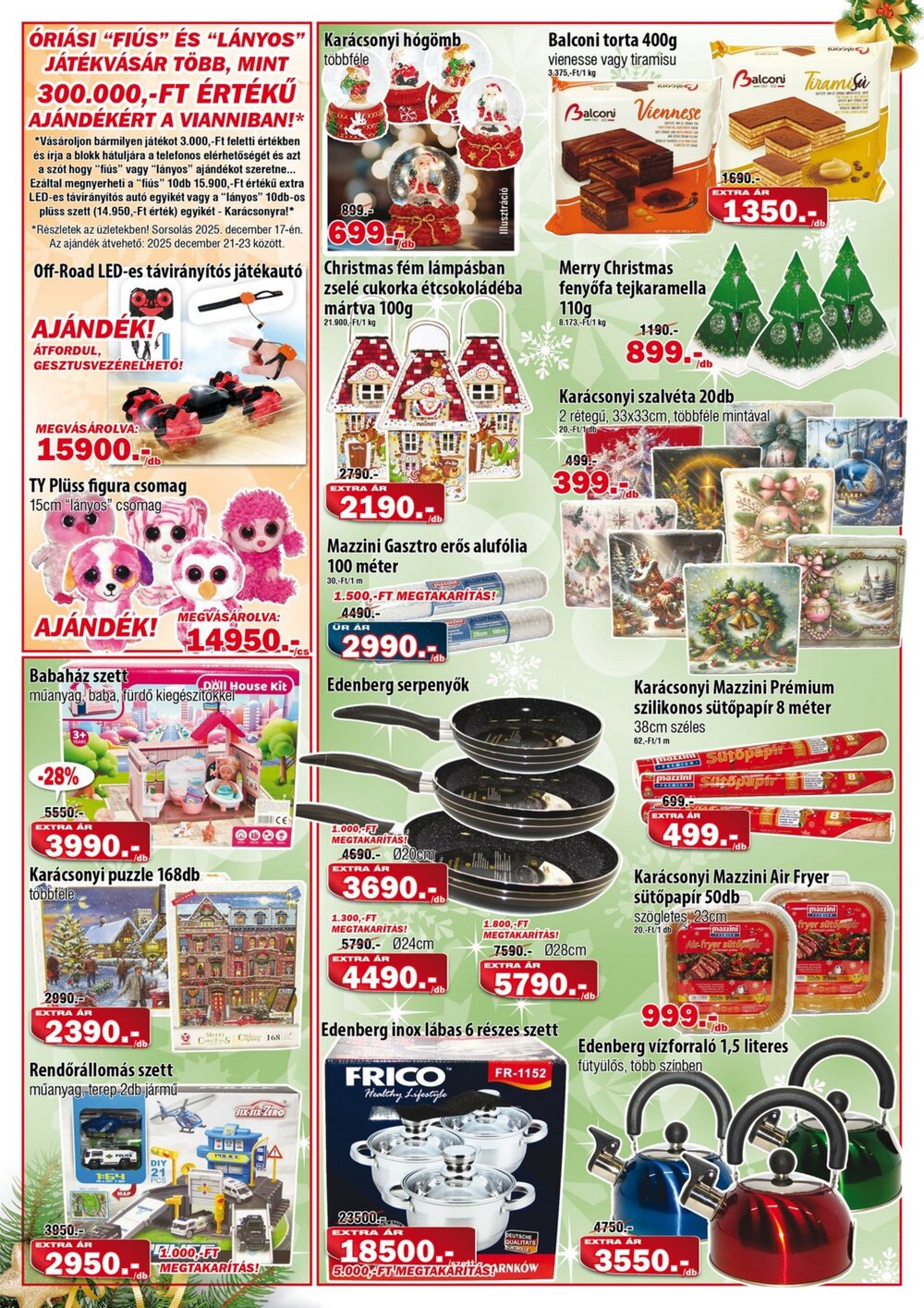 Vianni drogéria akciós újság 2025.12.10-től - 4. oldal.