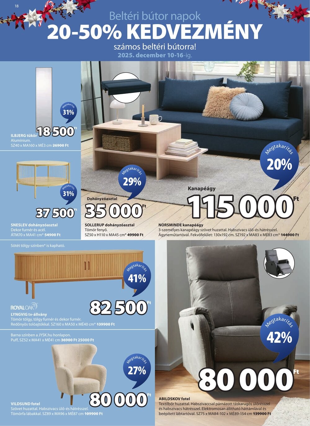 JYSK akciós újság 2025.12.10-től - 19. oldal.