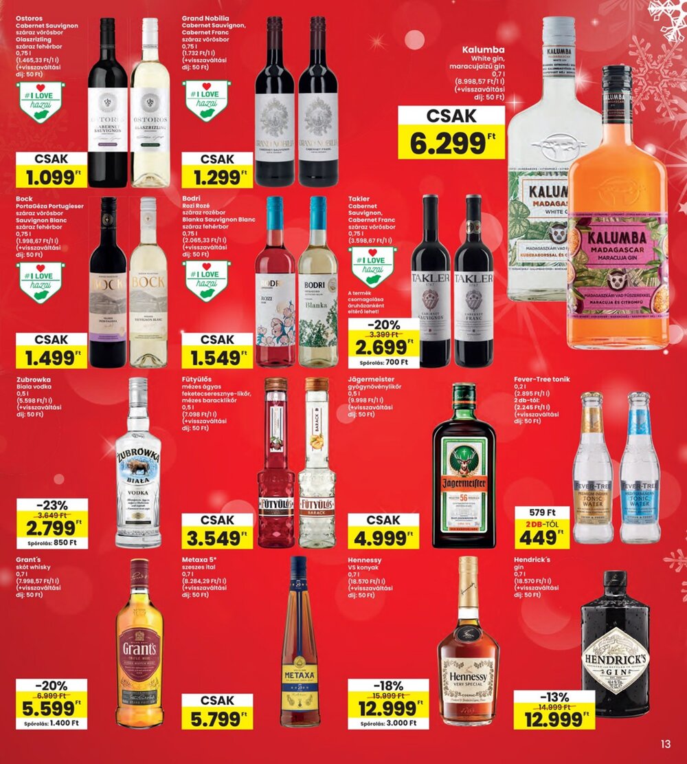 Interspar akciós újság 2025.12.11-től - 13. oldal.