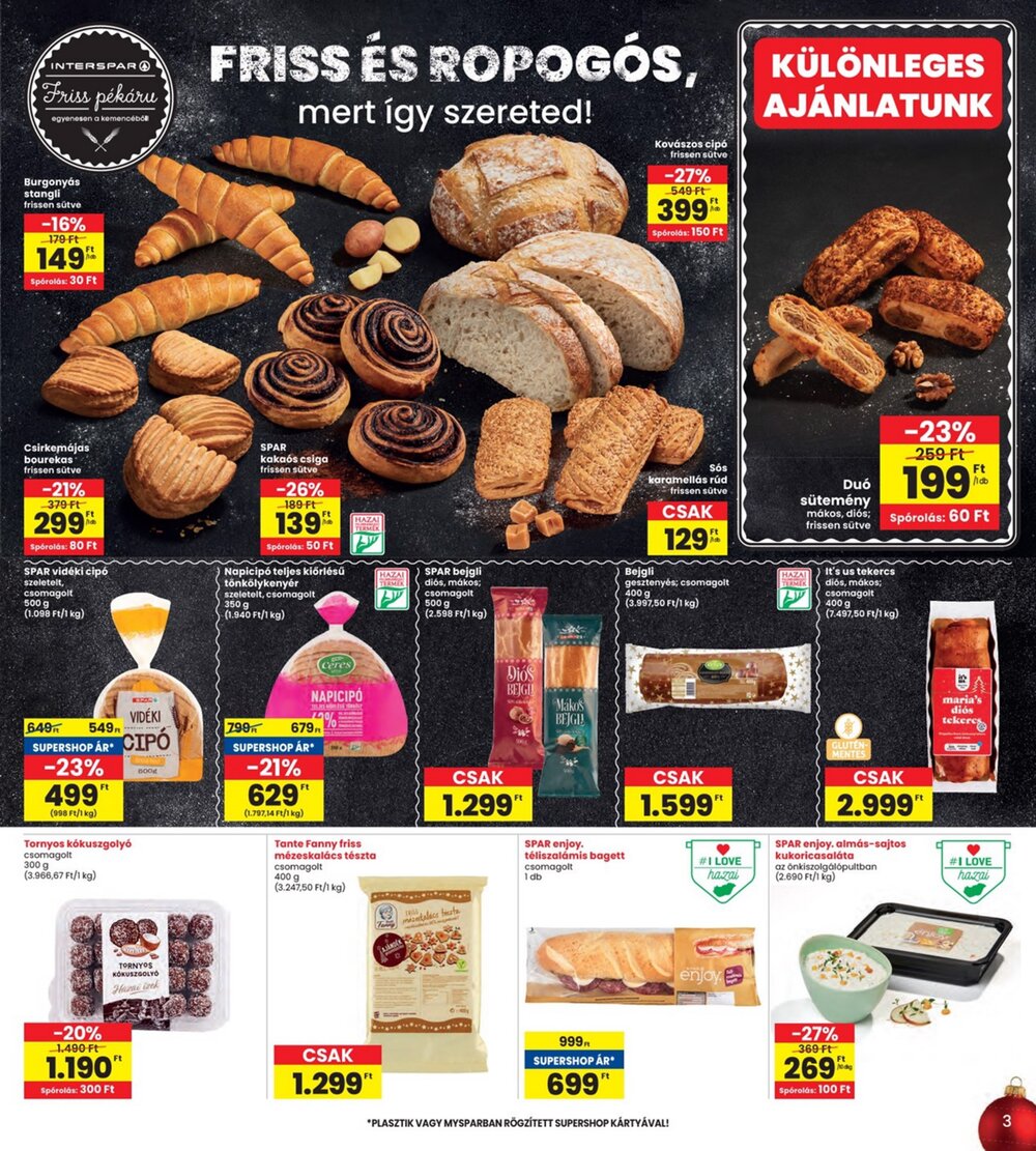 Interspar akciós újság 2025.12.11-től - 3. oldal.