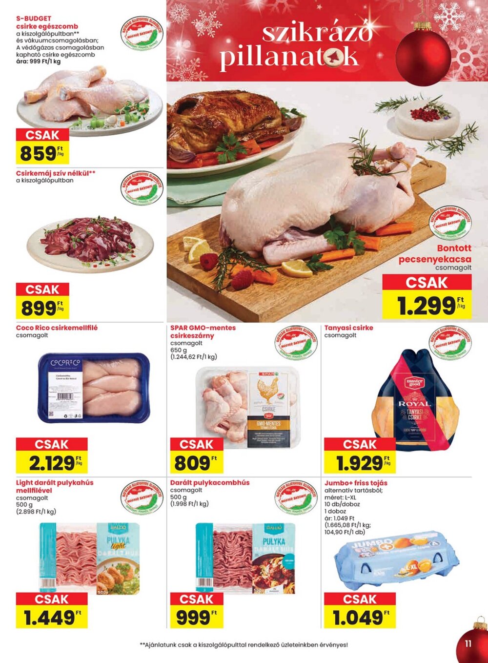 Spar akciós újság 2025.12.11-től - 11. oldal.