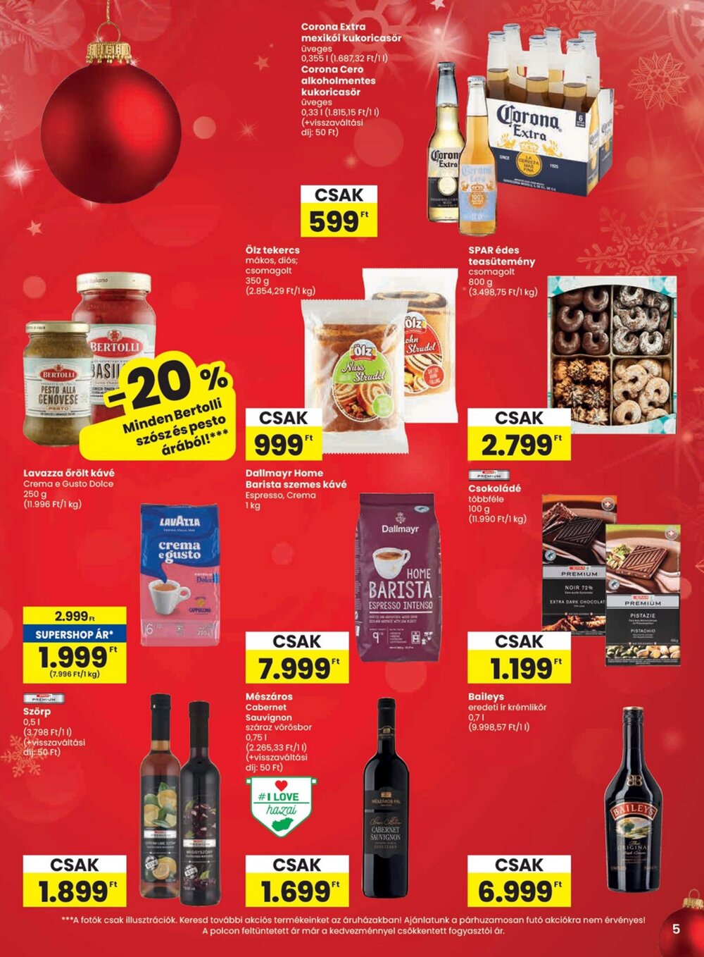 Spar akciós újság 2025.12.11-től - 5. oldal.