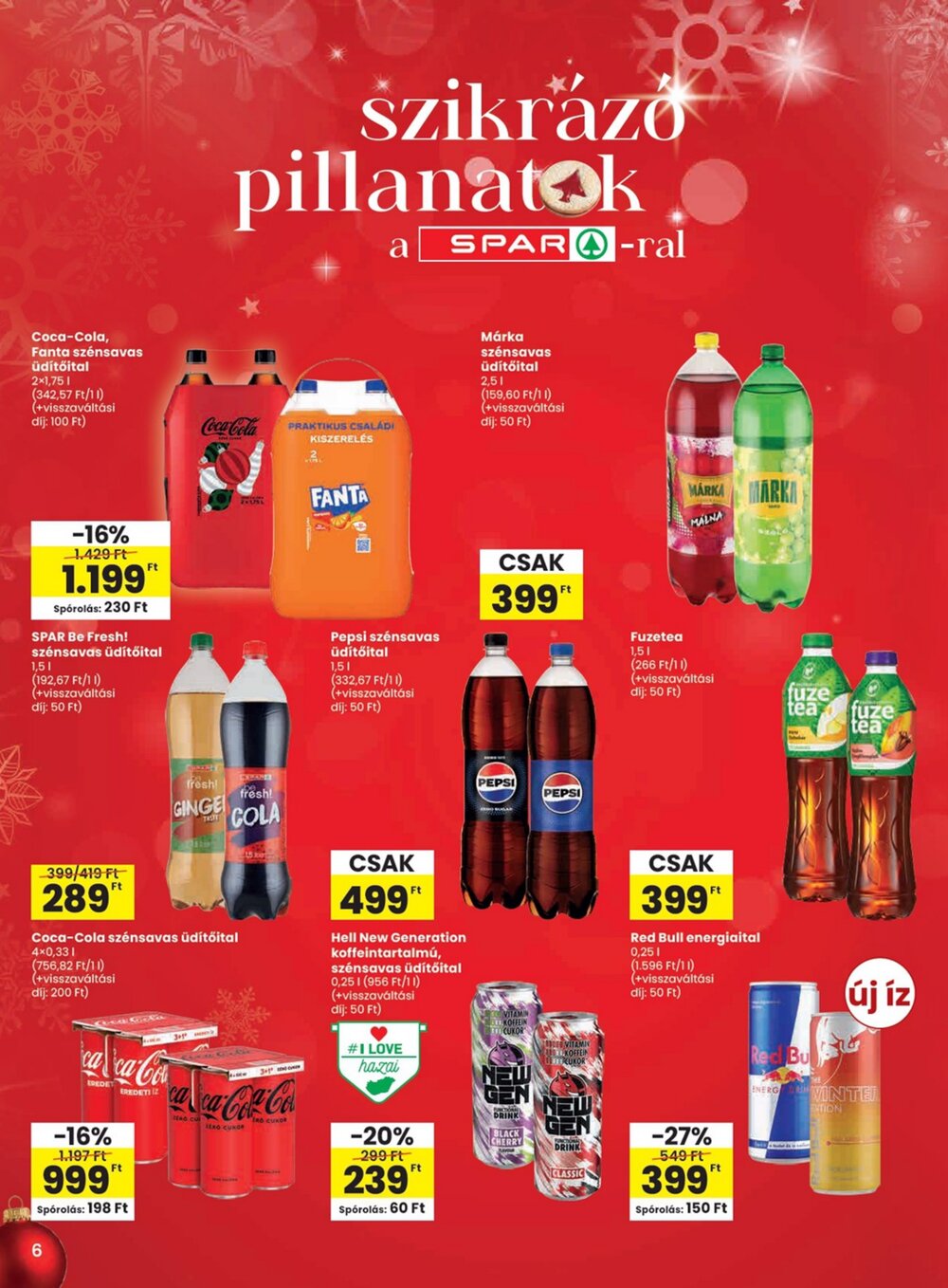 Spar akciós újság 2025.12.11-től - 6. oldal.