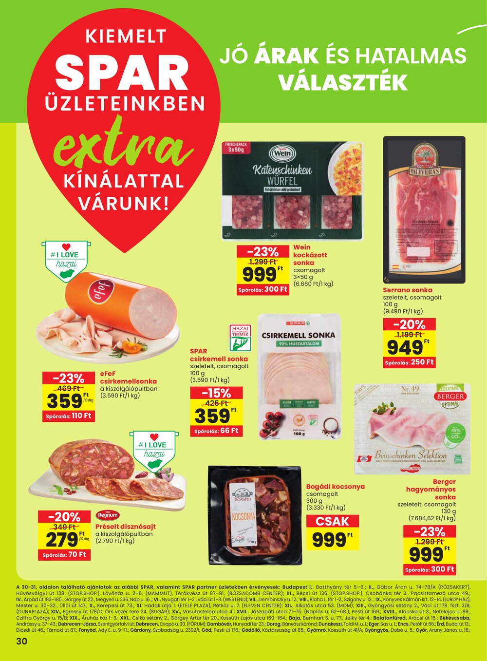 Spar Extra akciós újság 2025.12.11-től - 3. oldal.