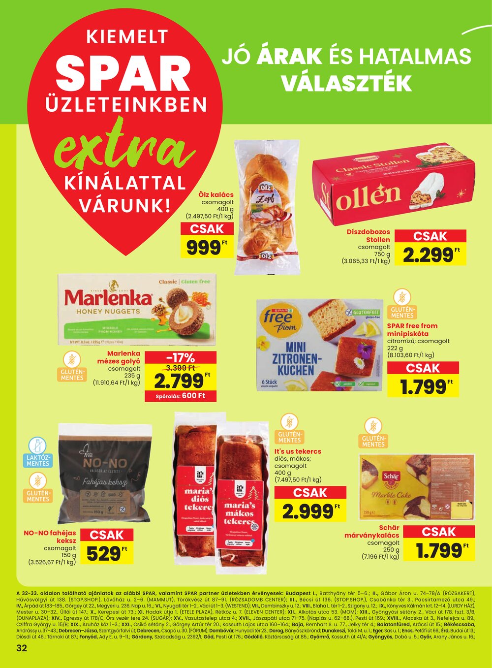 Spar Extra akciós újság 2025.12.11-től - 5. oldal.