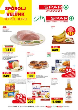 Spar Market akciós újság 2025.12.11-től