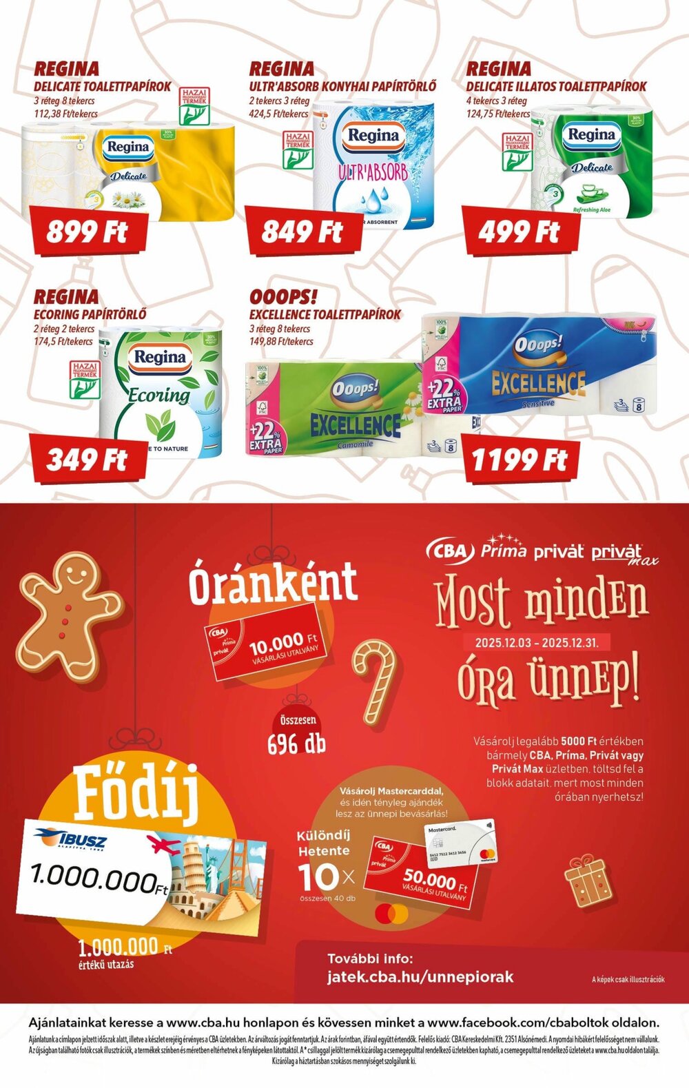 CBA akciós újság 2025.12.11-től - 12. oldal.