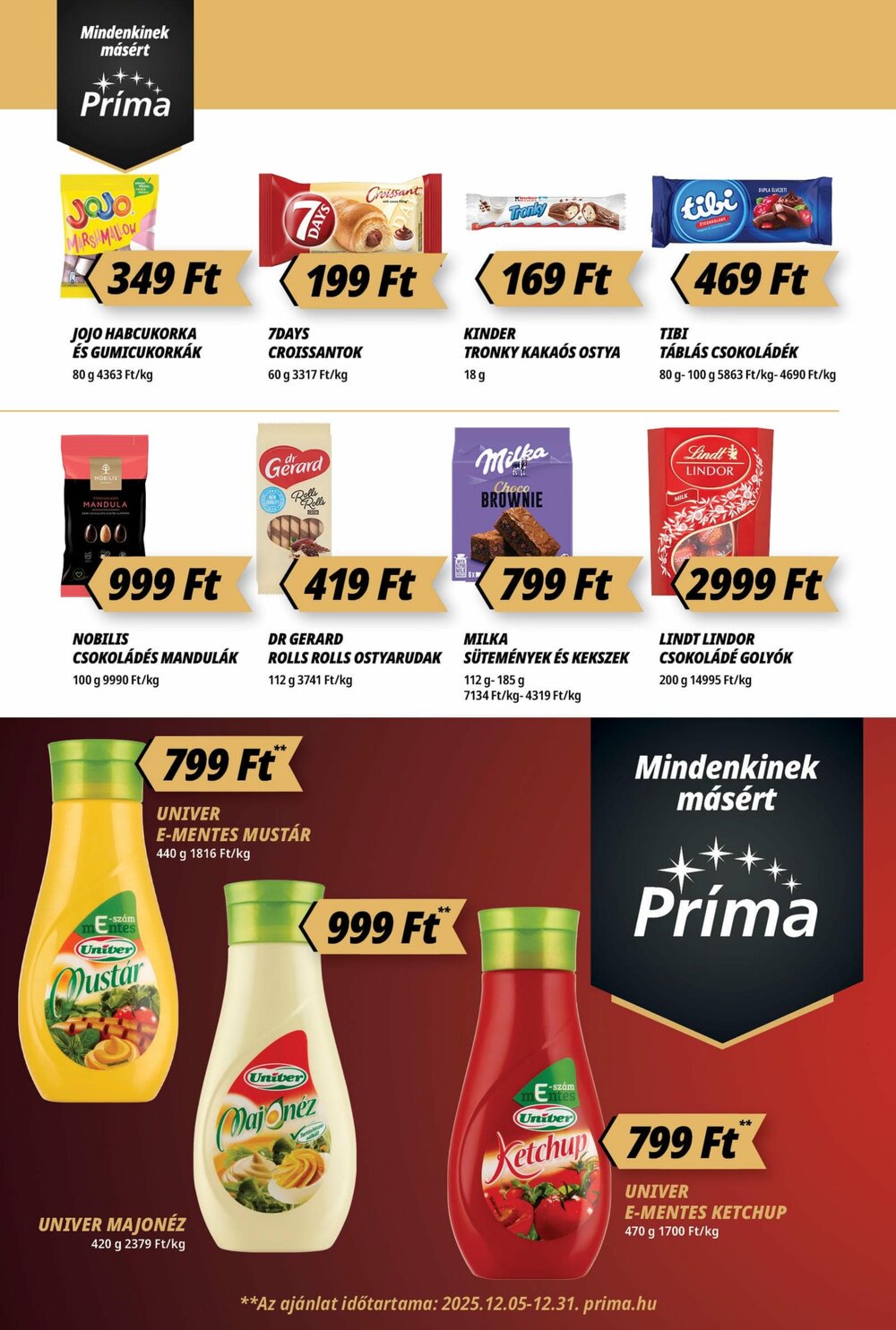 CBA akciós újság 2025.12.11-től - 10. oldal.