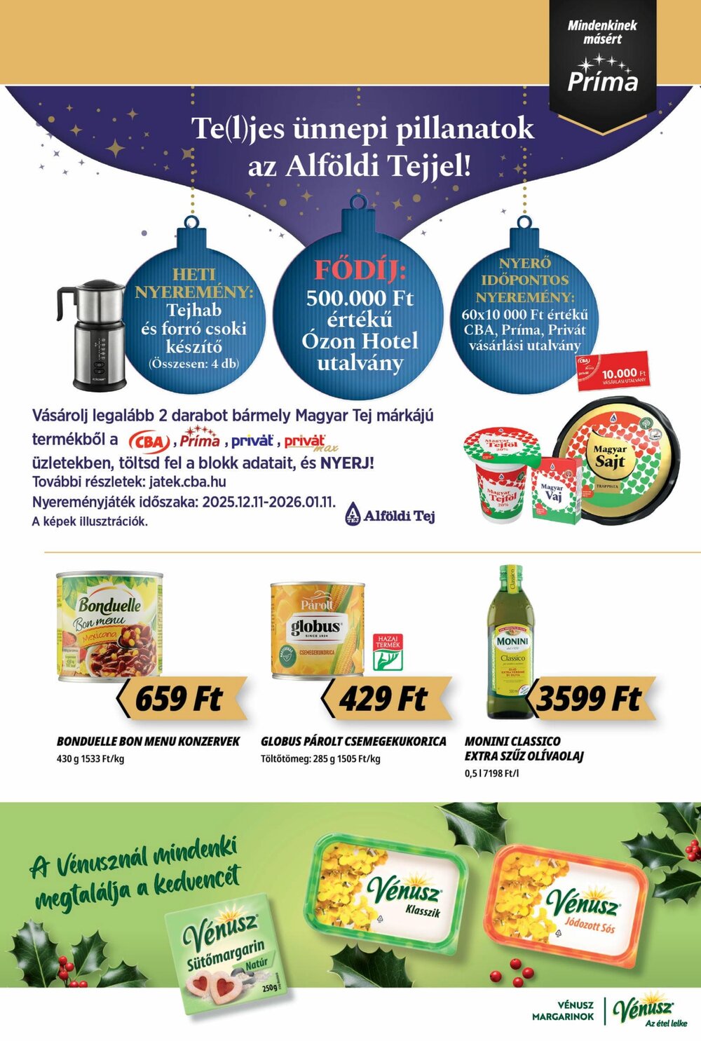 CBA akciós újság 2025.12.11-től - 5. oldal.