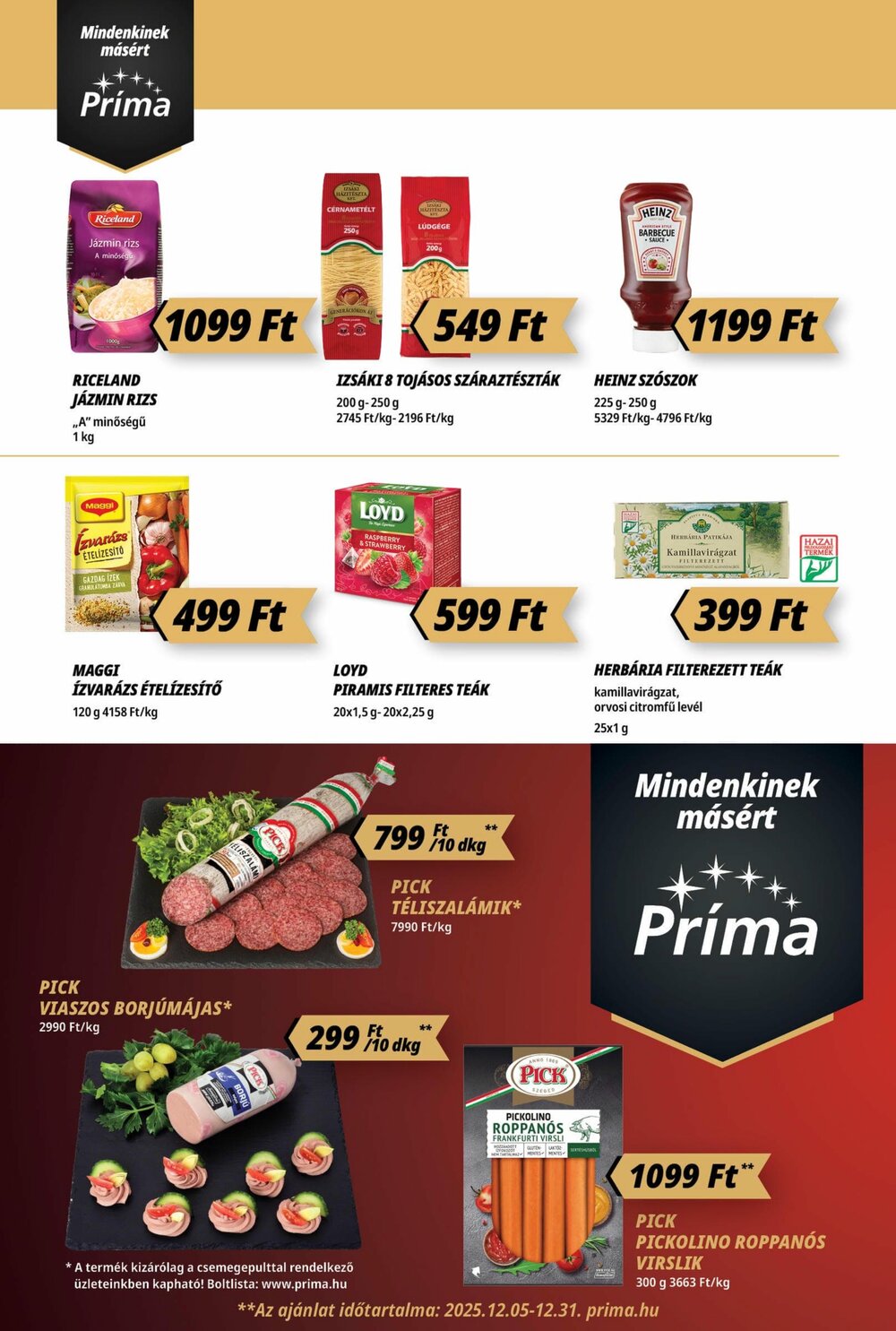 CBA akciós újság 2025.12.11-től - 6. oldal.