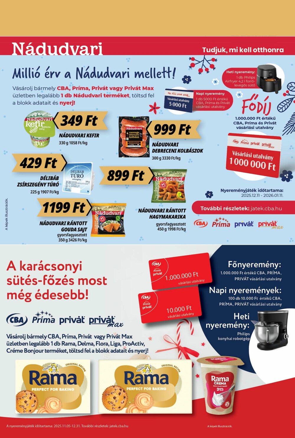 CBA akciós újság 2025.12.11-től - 7. oldal.