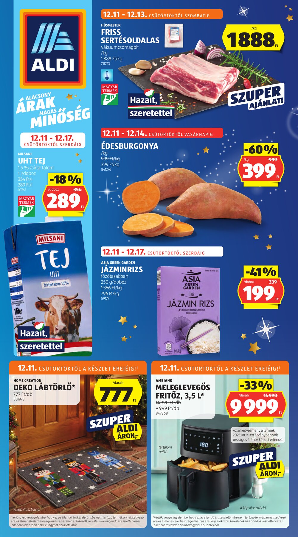 Aldi akciós újság 2025.12.11-től - 1. oldal.