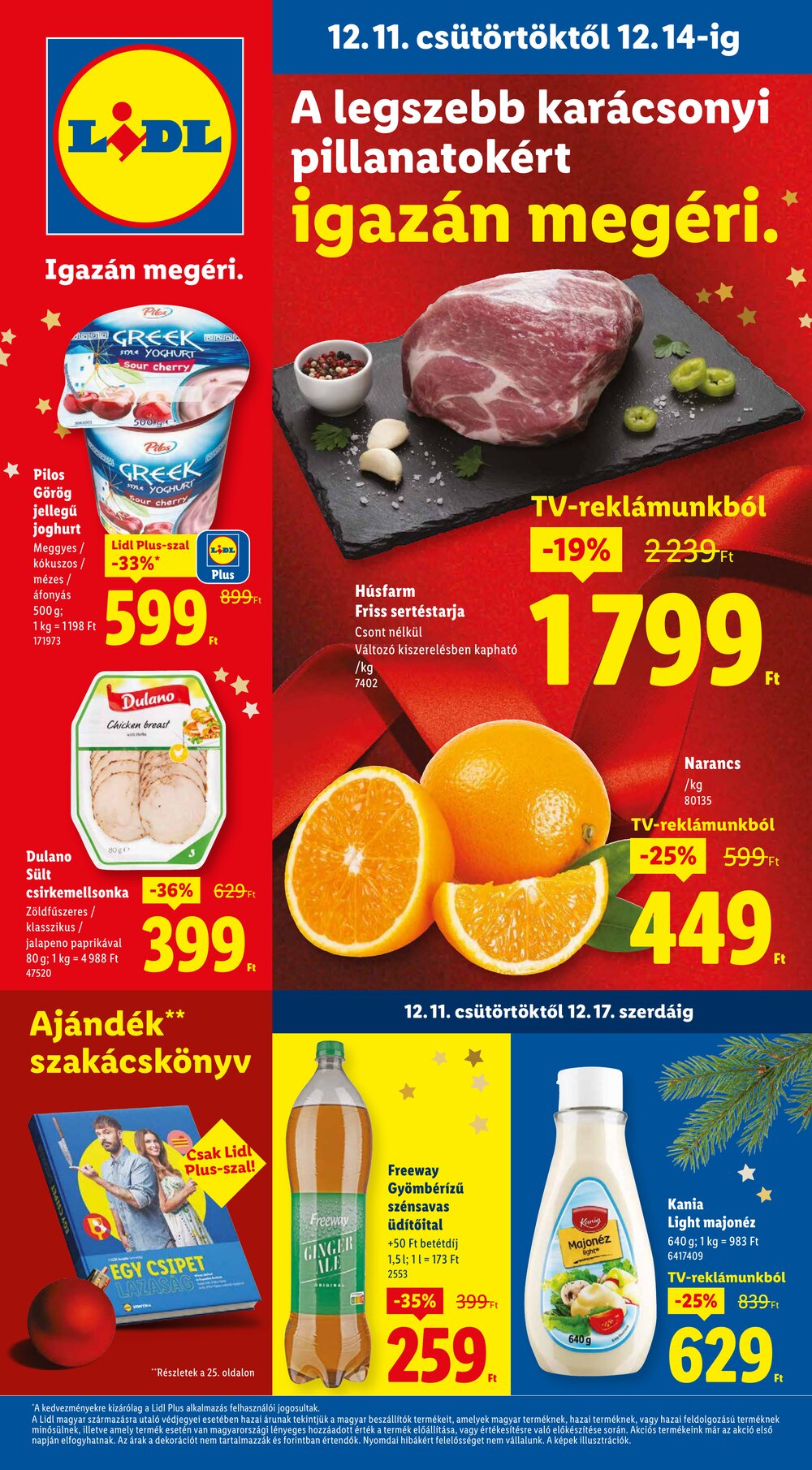 Lidl akciós újság 2025.12.11-től - 1. oldal.