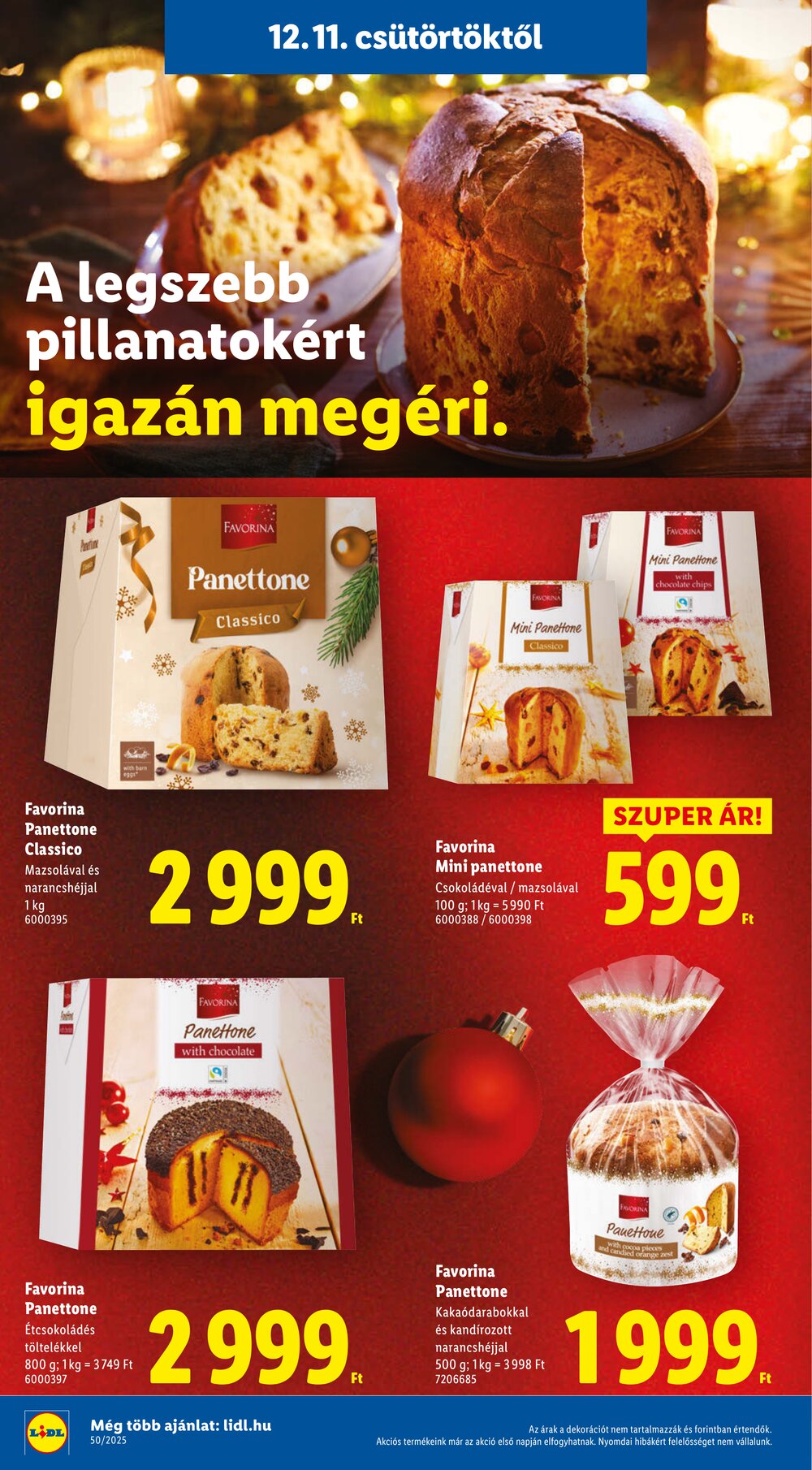 Lidl akciós újság 2025.12.11-től - 12. oldal.