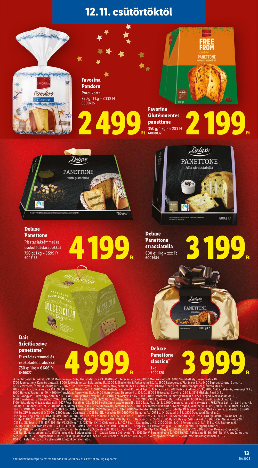 Lidl akciós újság 2025.12.11-től - 13. oldal.