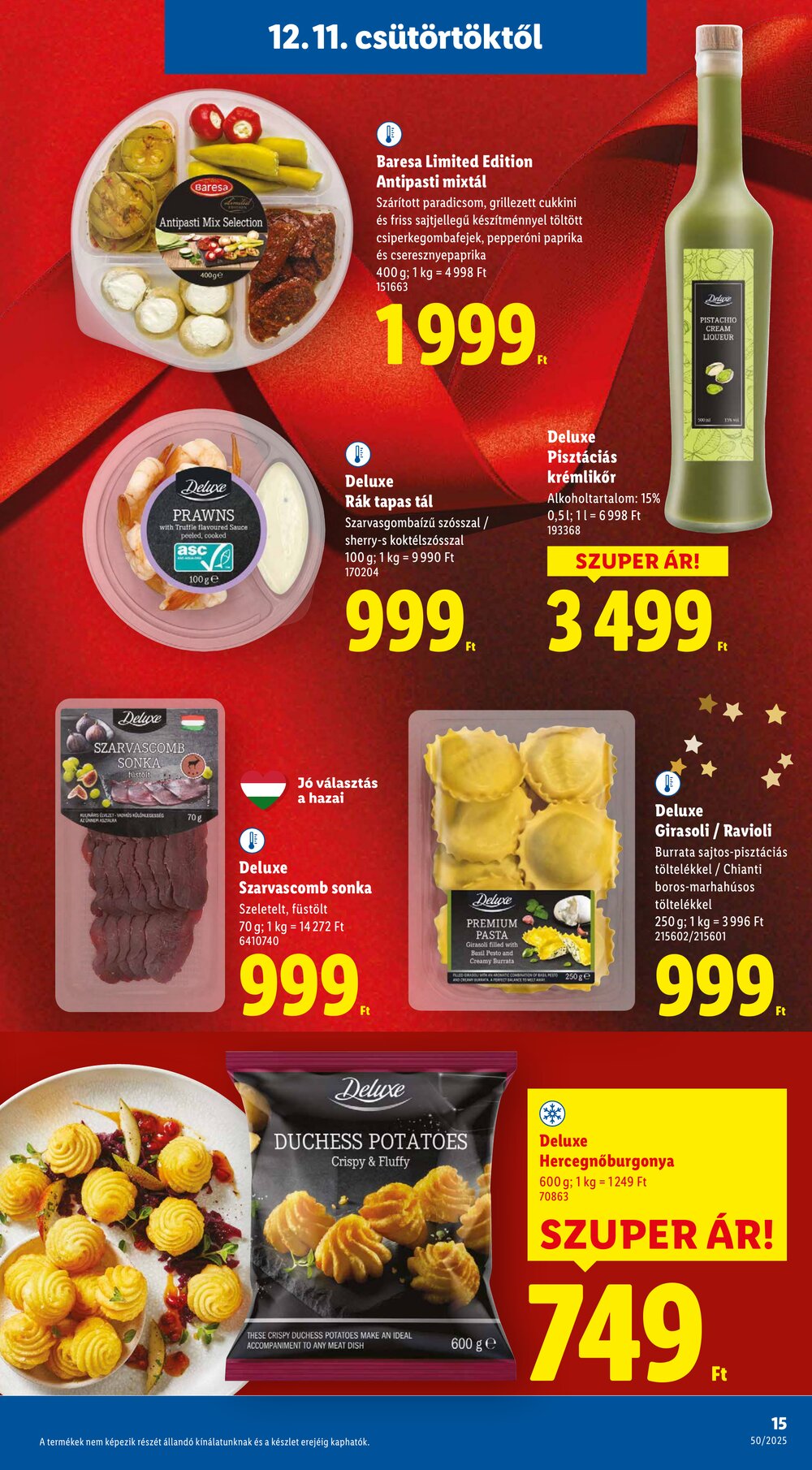 Lidl akciós újság 2025.12.11-től - 15. oldal.