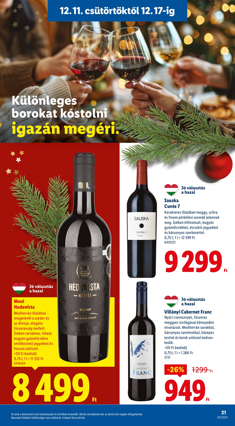 Lidl akciós újság 2025.12.11-től - 21. oldal.