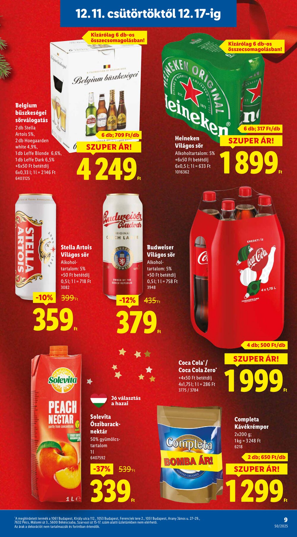 Lidl akciós újság 2025.12.11-től - 9. oldal.