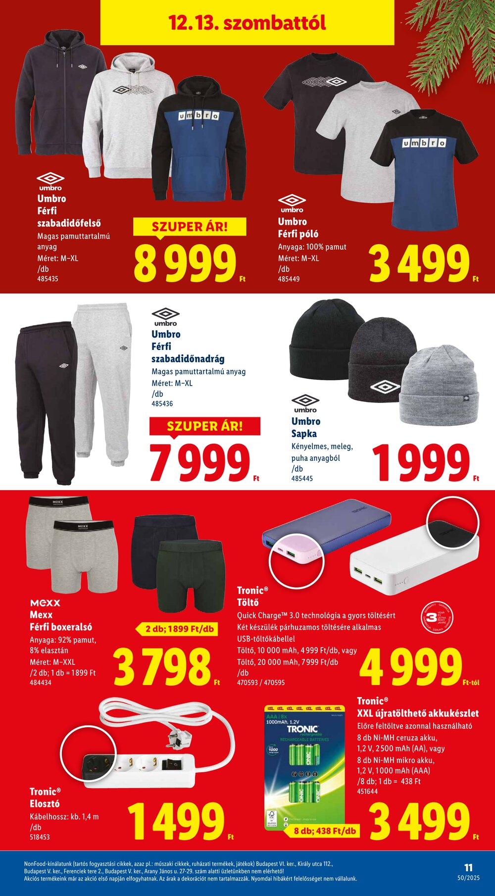 Lidl akciós újság 2025.12.11-től - 11. oldal.