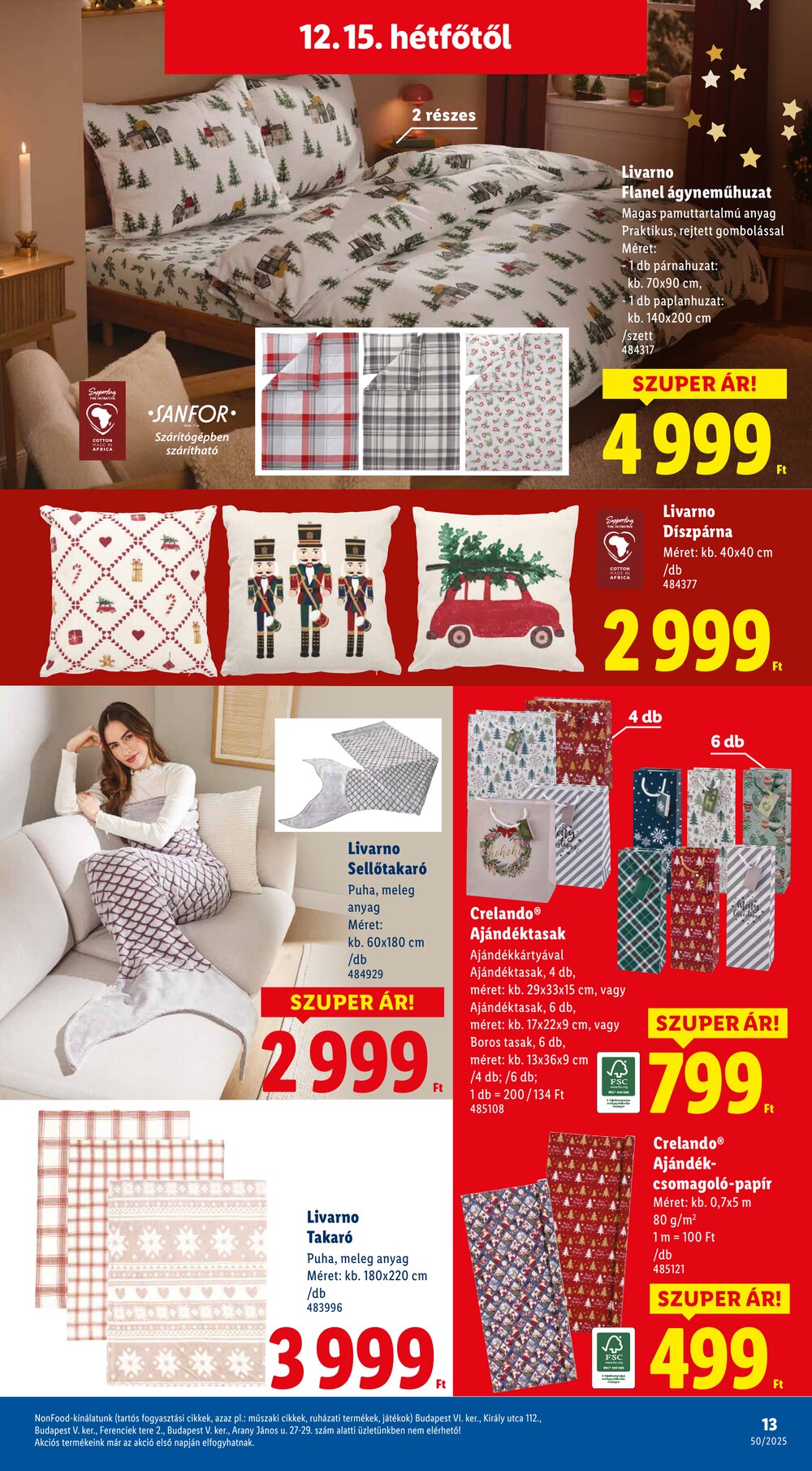 Lidl akciós újság 2025.12.11-től - 13. oldal.