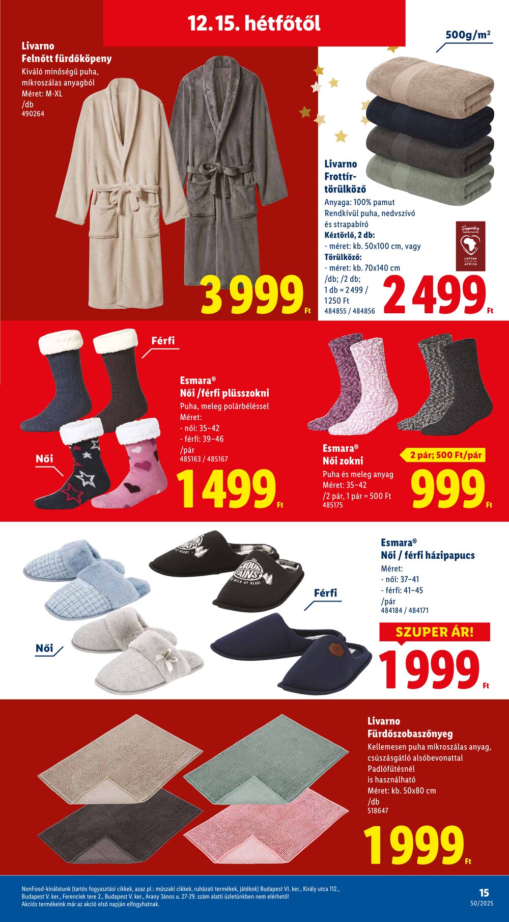Lidl akciós újság 2025.12.11-től - 15. oldal.