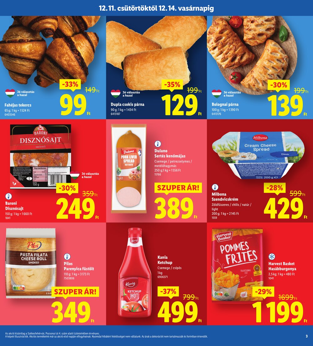Lidl akciós újság 2025.12.11-től - 3. oldal.