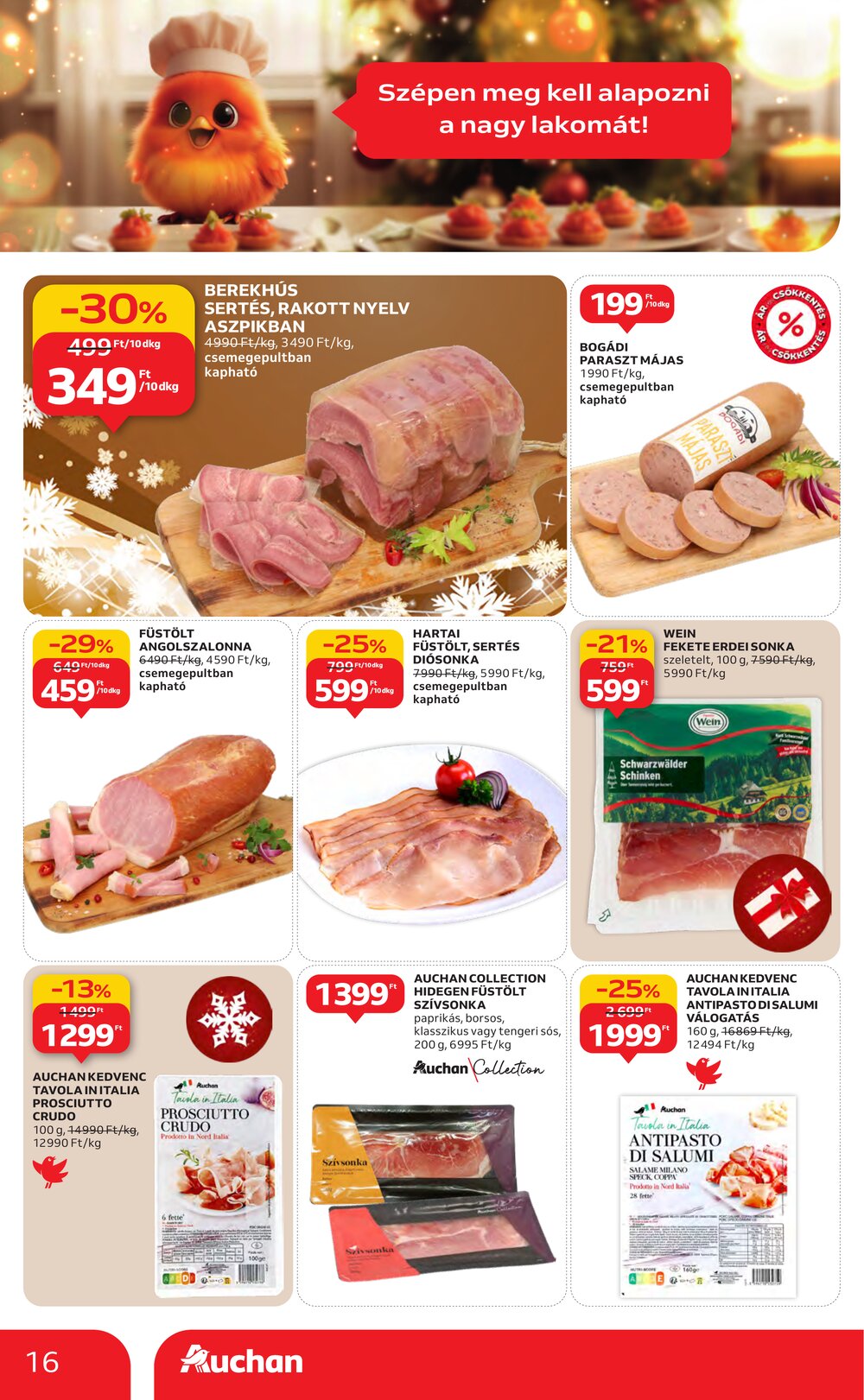 Auchan akciós újság 2025.12.11-től - 16. oldal.