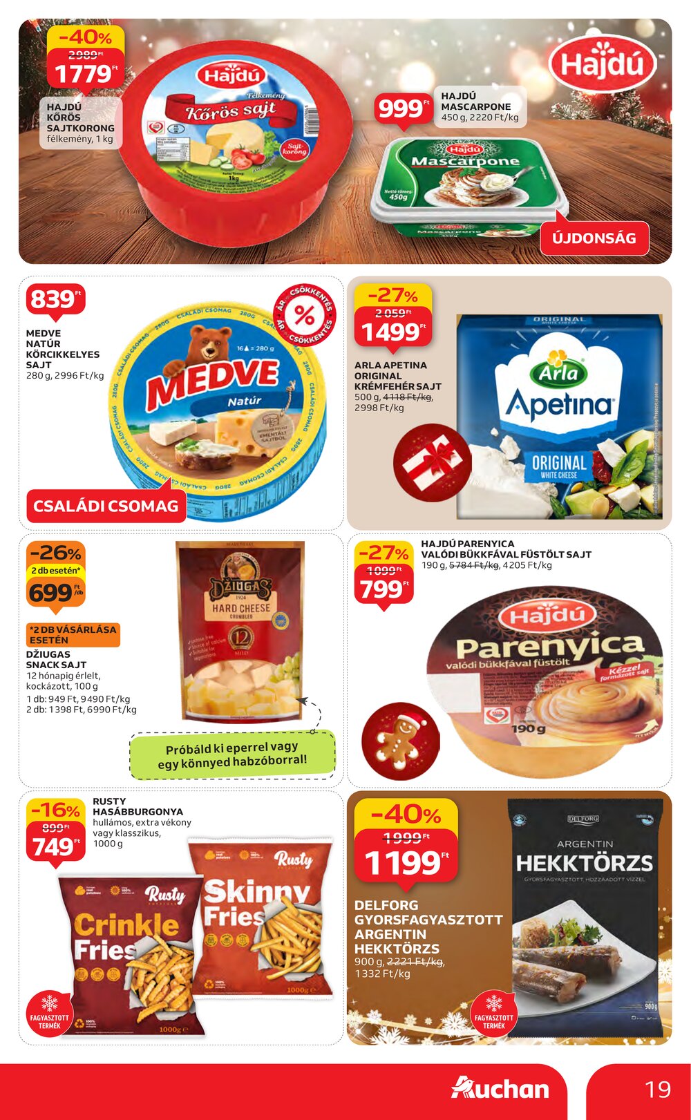 Auchan akciós újság 2025.12.11-től - 19. oldal.