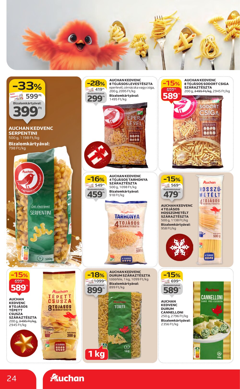 Auchan akciós újság 2025.12.11-től - 24. oldal.