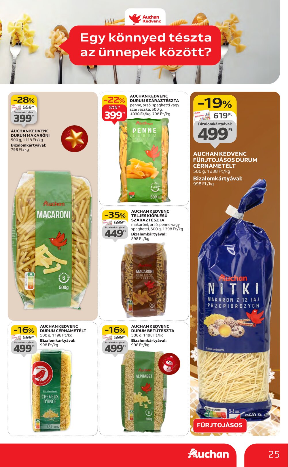 Auchan akciós újság 2025.12.11-től - 25. oldal.