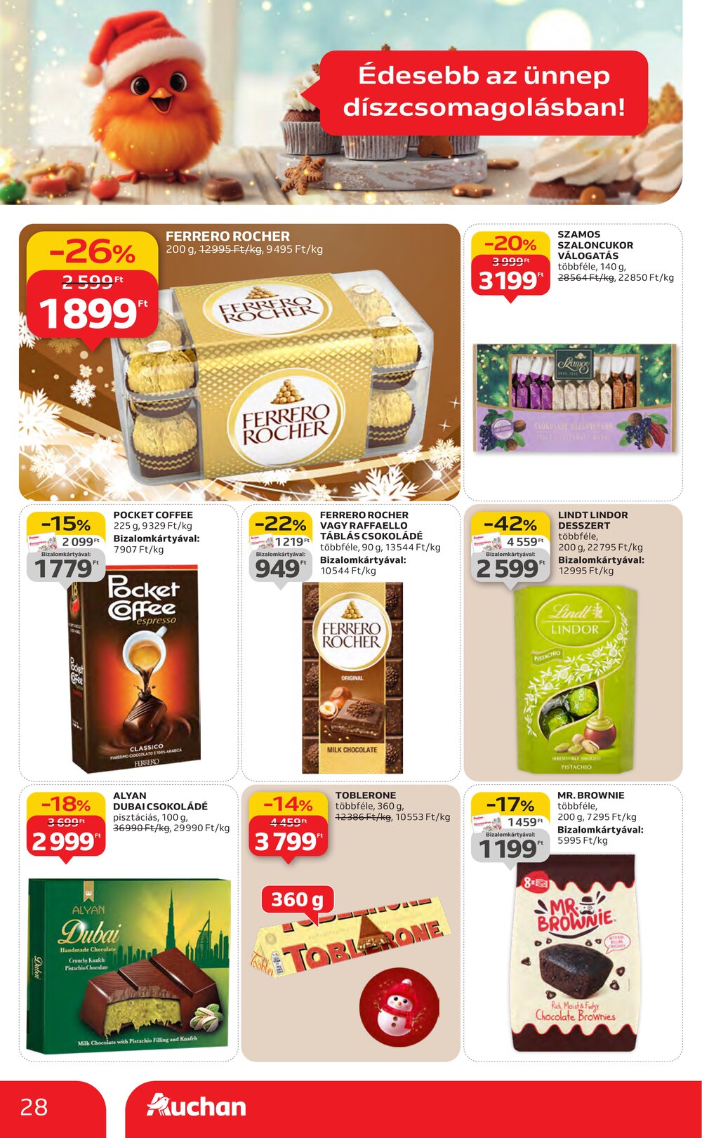 Auchan akciós újság 2025.12.11-től - 28. oldal.
