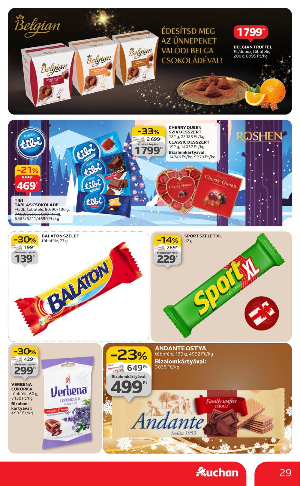 Auchan akciós újság 2025.12.11-től - 29. oldal.