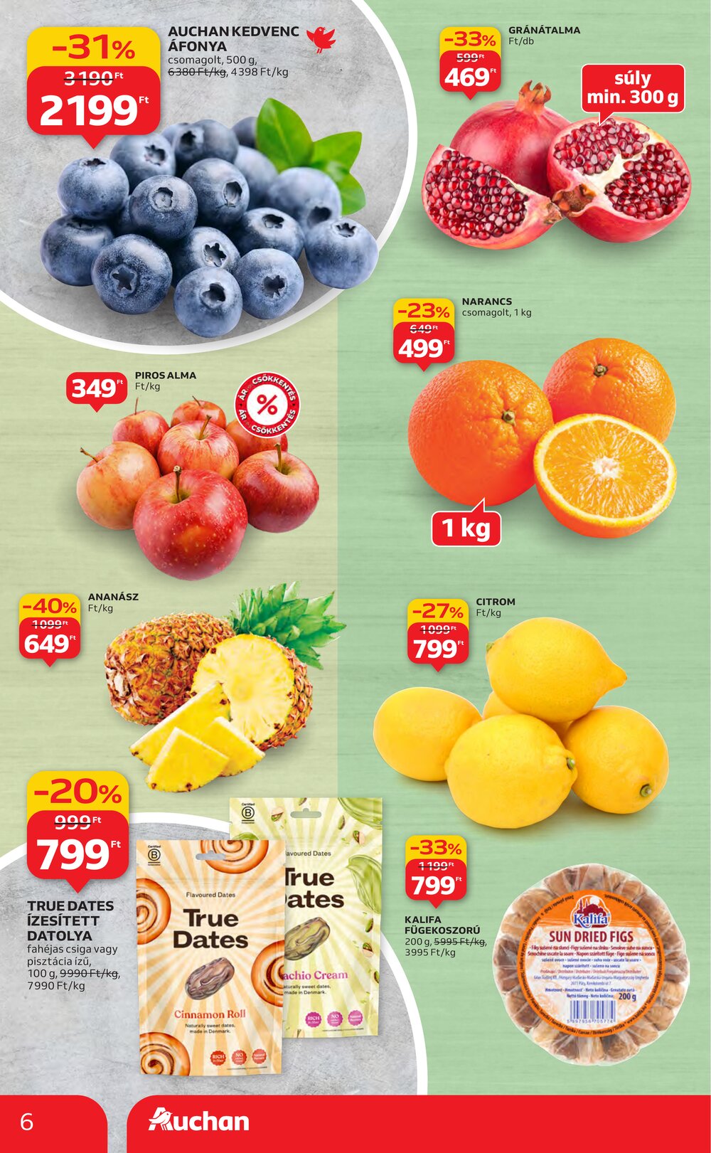 Auchan akciós újság 2025.12.11-től - 6. oldal.