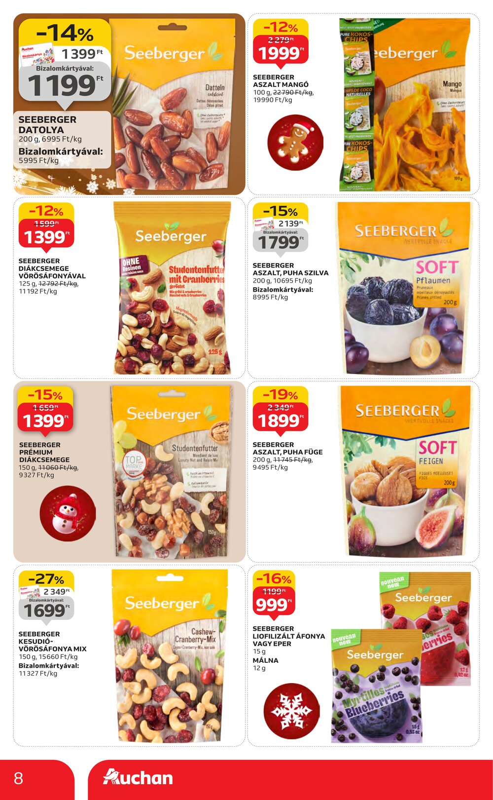 Auchan akciós újság 2025.12.11-től - 8. oldal.