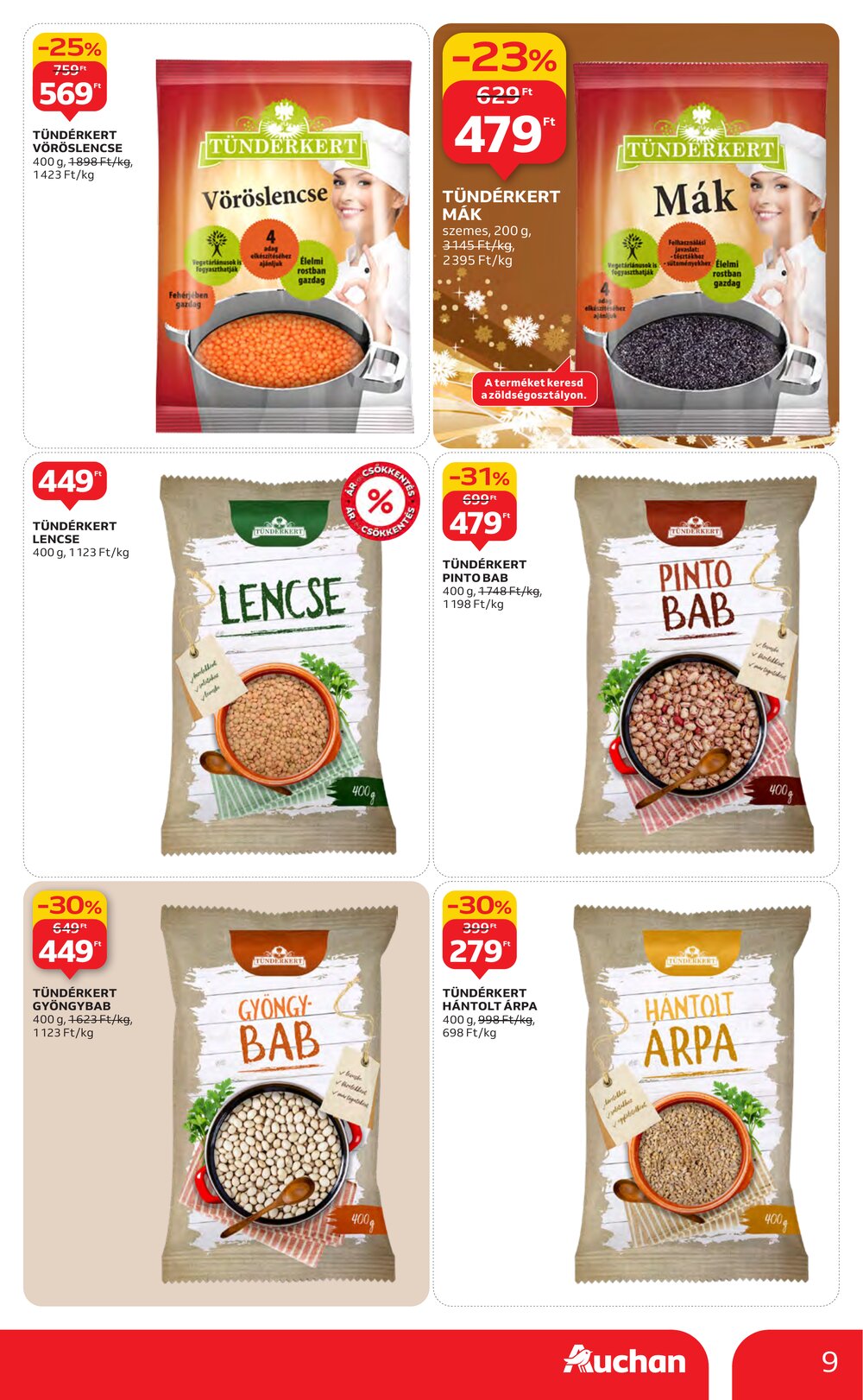 Auchan akciós újság 2025.12.11-től - 9. oldal.