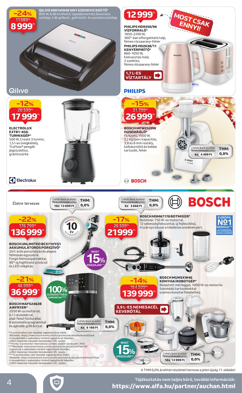 Auchan akciós újság 2025.12.11-től - 4. oldal.